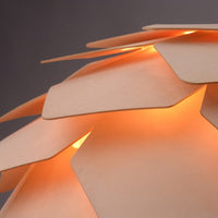 Pine Cone Wood Pendant Light 38-45cm