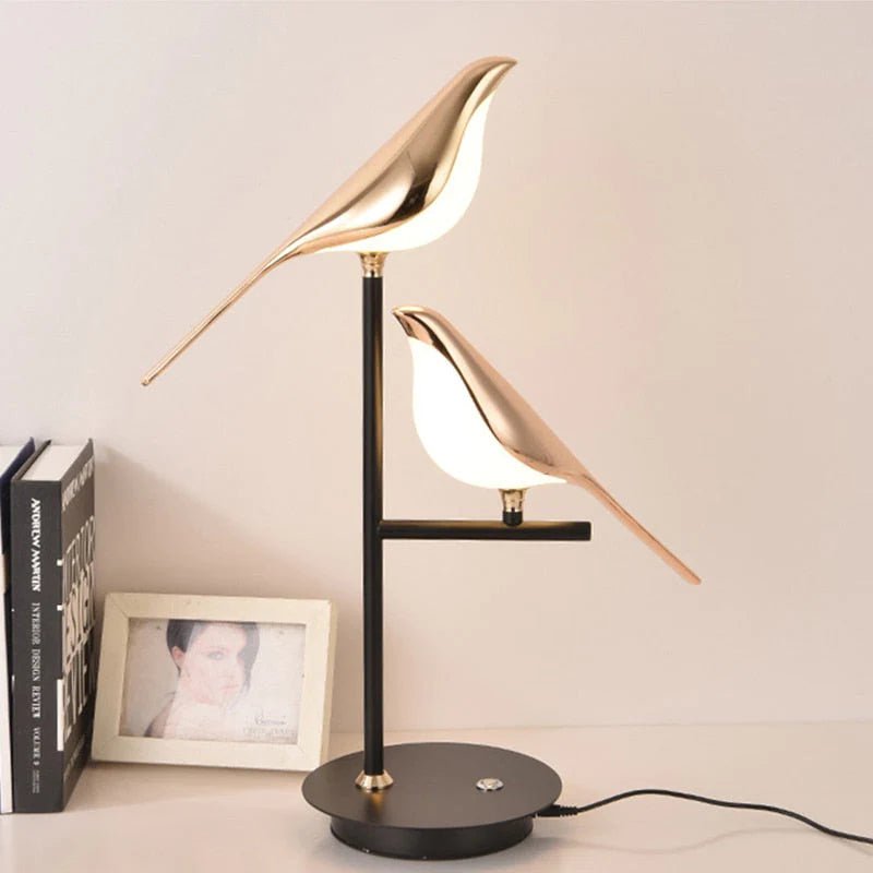 Perched Bird Brass Wall Light