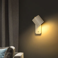 Metal Wall Light with Switch 23cm