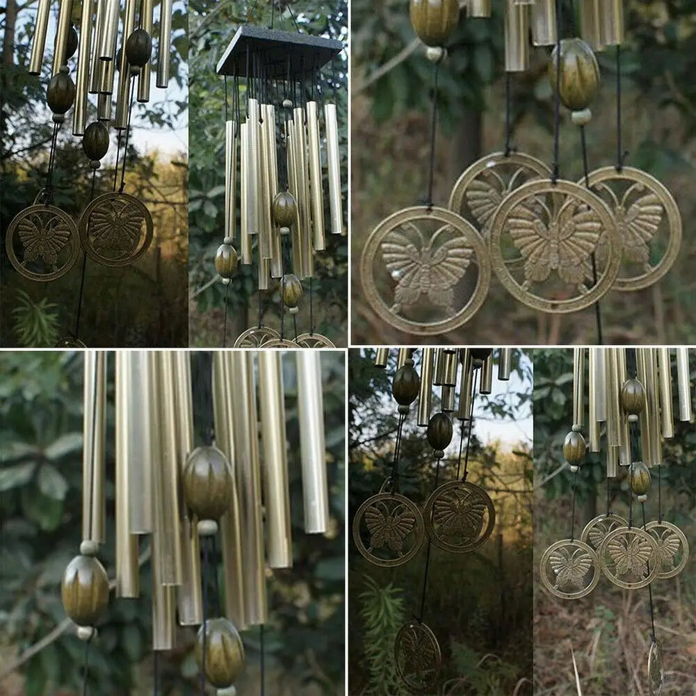 Copper-Tone Steel Wind Chime 60cm