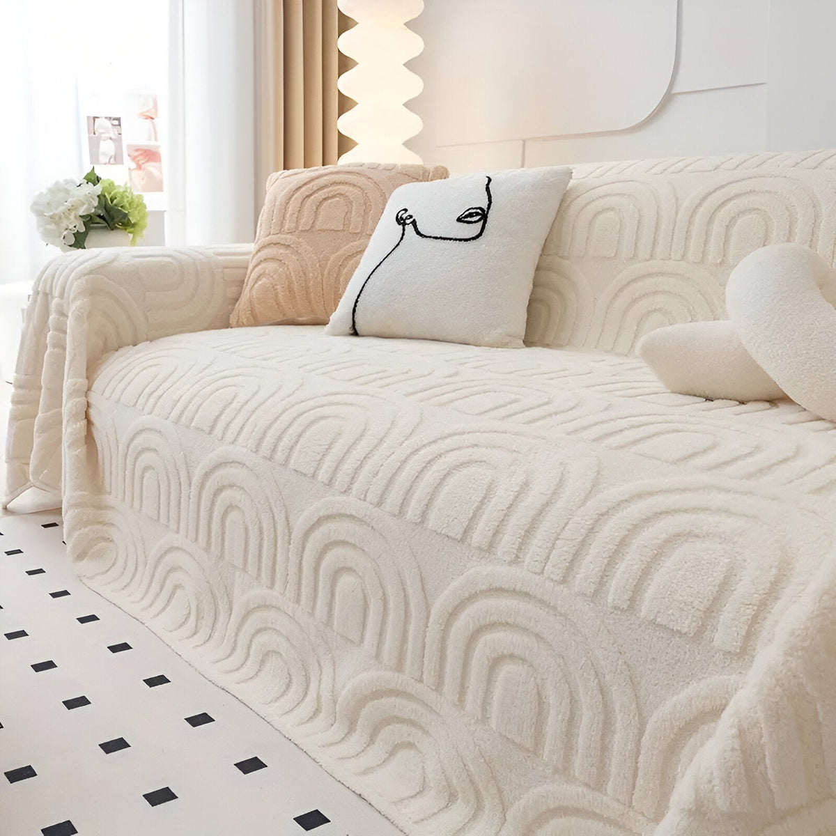 ArchPlush Jacquard Stretch Sofa Cover