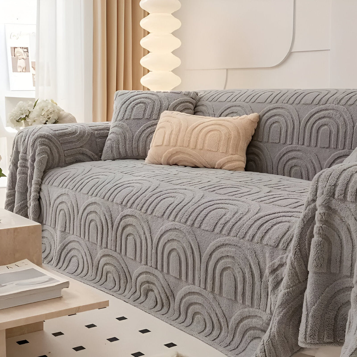 ArchPlush Jacquard Stretch Sofa Cover