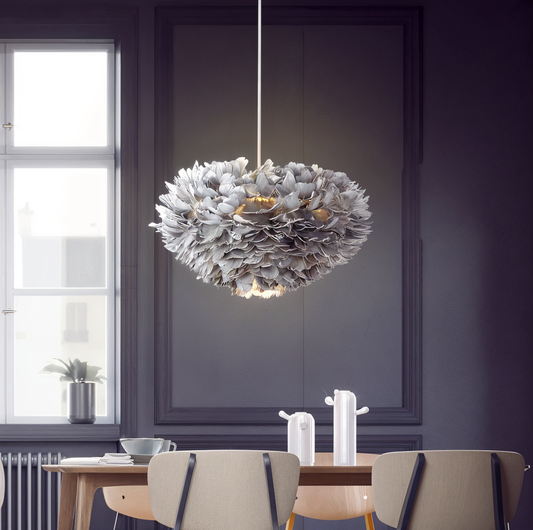 Feather Shade Pendant Light 30cm