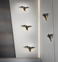 Folded Bird Wall Light 34cm