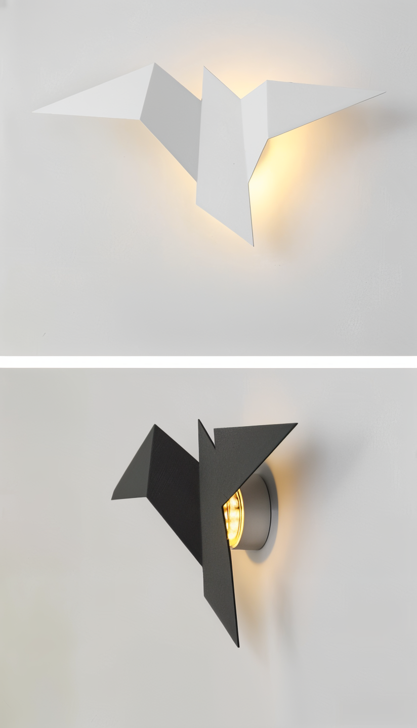 Folded Bird Wall Light 34cm