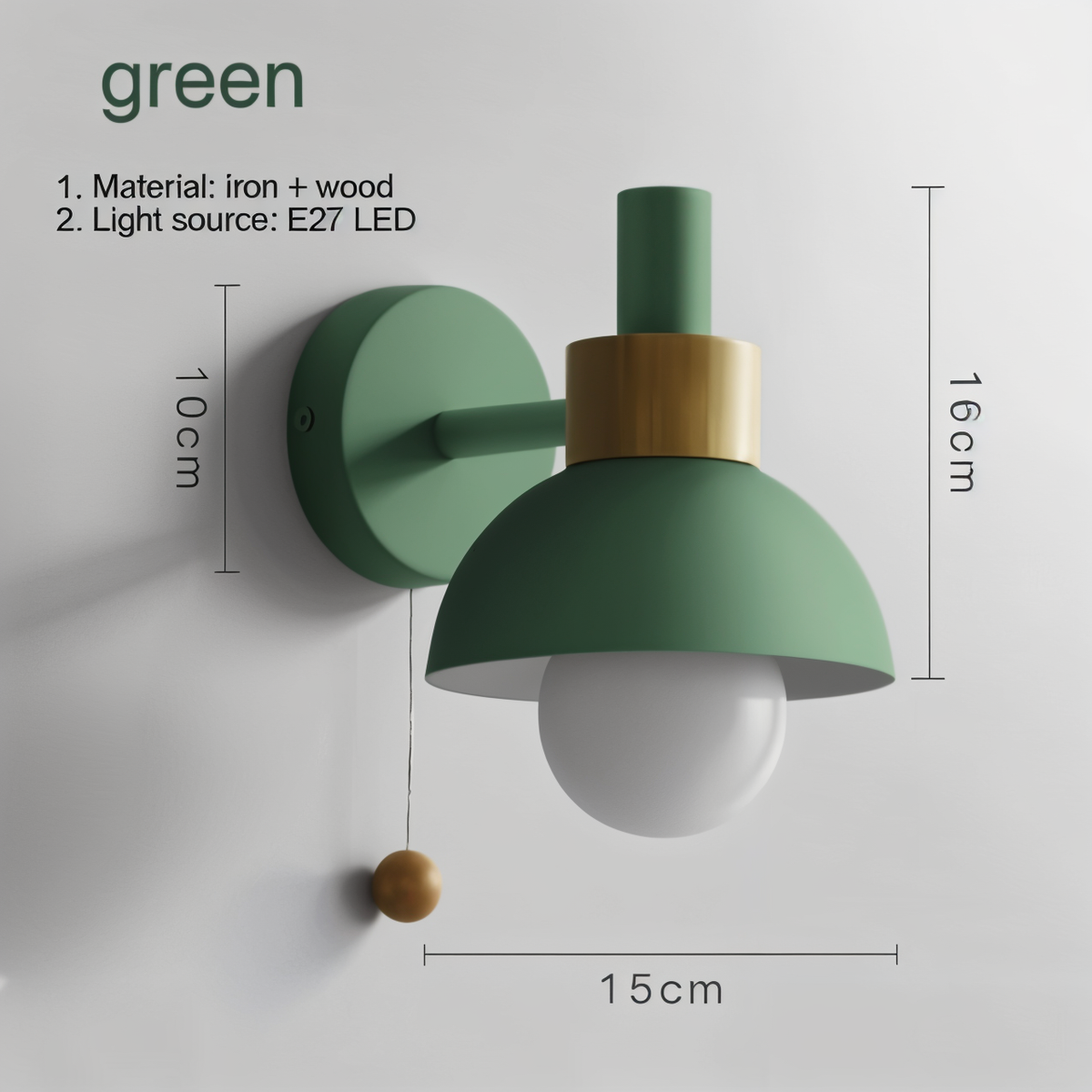 Macaron Pastel Wall Light