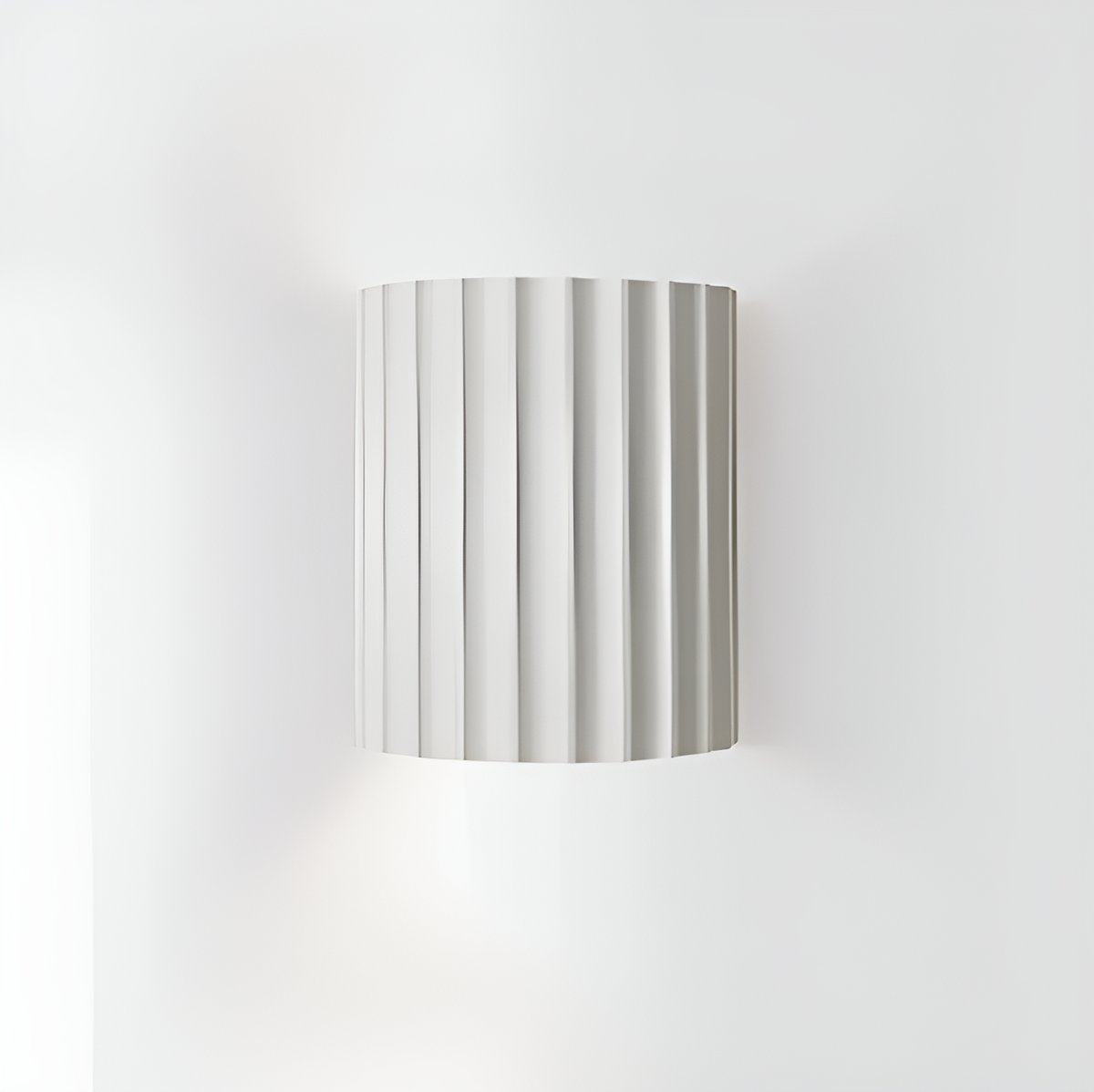 Striped Resin LED Wall Light 16cm