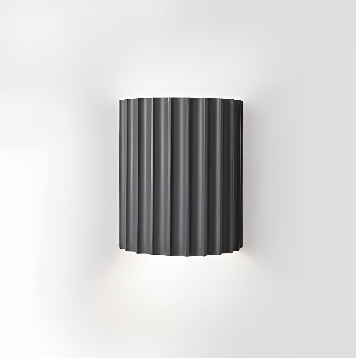 Striped Resin LED Wall Light 16cm