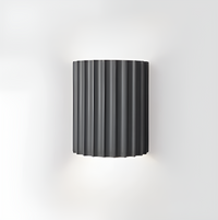 Striped Resin LED Wall Light 16cm