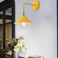 Retro Cone Metal Wall Light 22cm