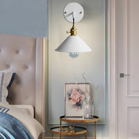 Retro Cone Metal Wall Light 22cm