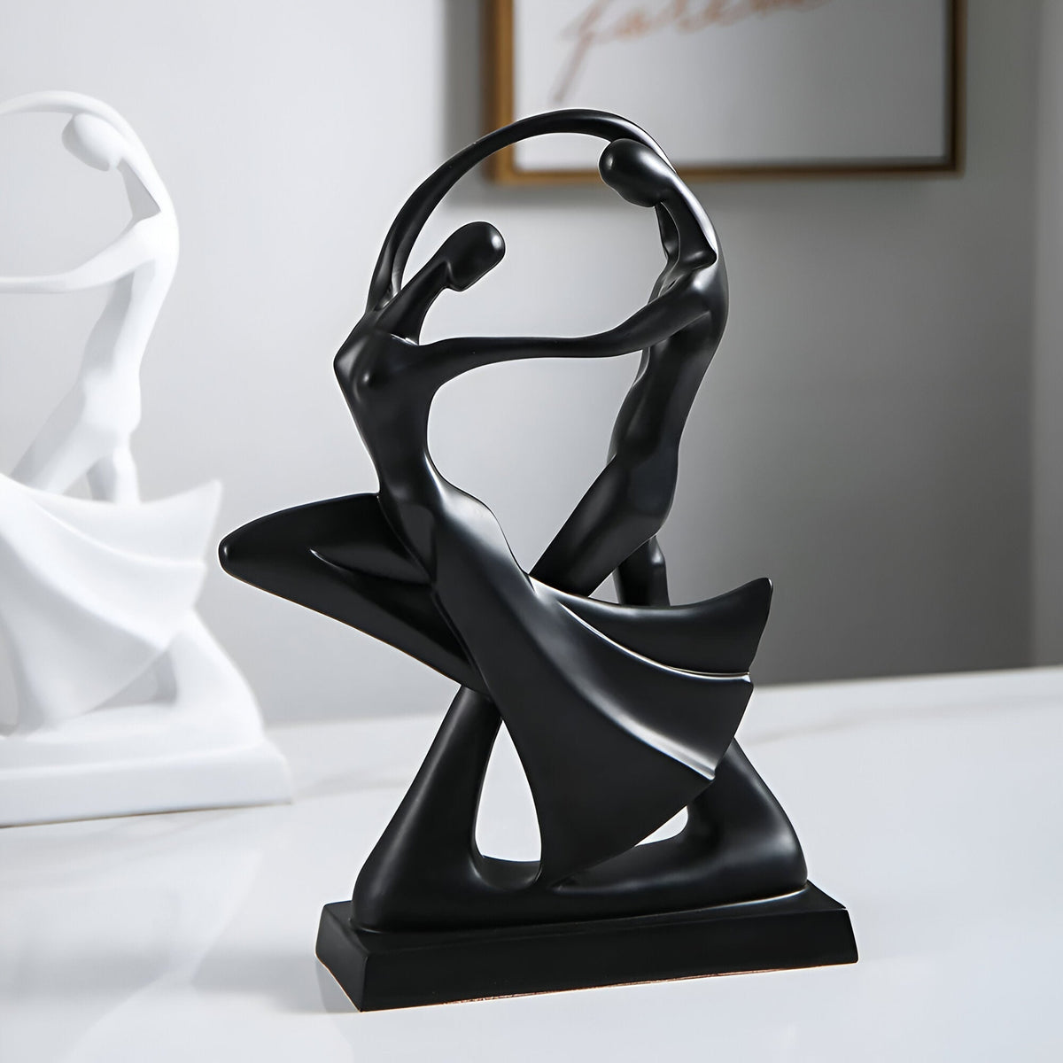 Dancing Couple Resin Sculpture 28cm