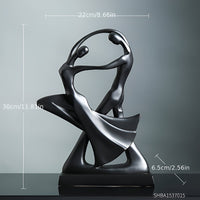 Dancing Couple Resin Sculpture 28cm