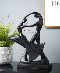 Dancing Couple Resin Sculpture 28cm