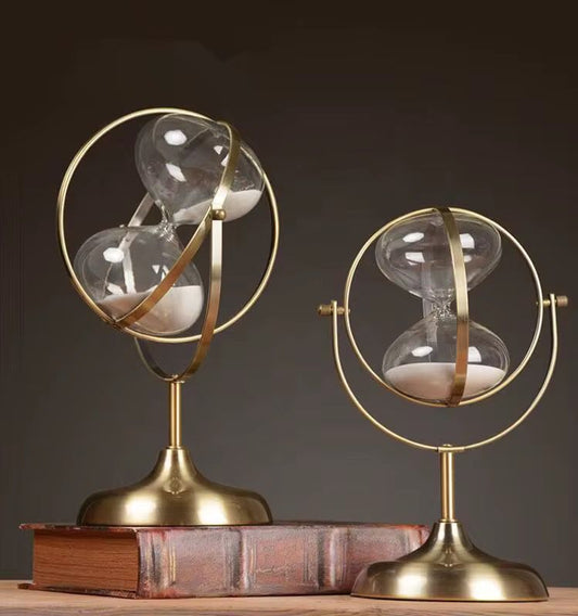 Large Glass Sand Timer, 30 Minute