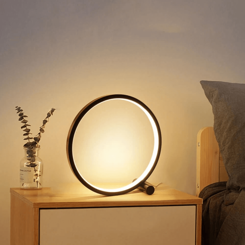 Halo Ring USB Table Lamp 25cm