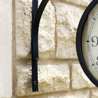 Double-Sided Outdoor Station Clock 35cm