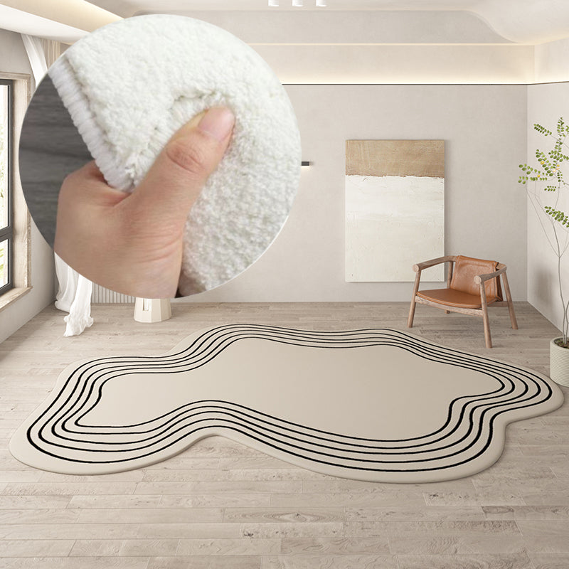 Irregular Plush Shaped Rug