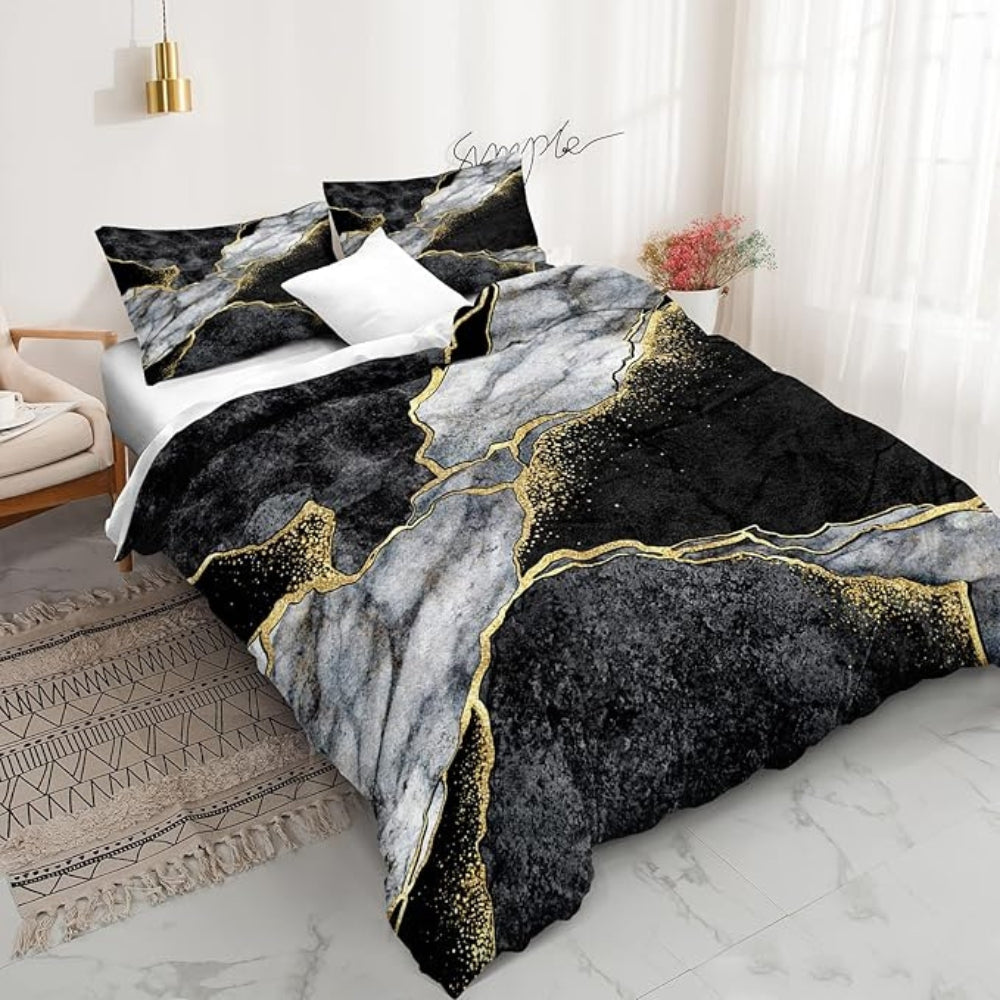 Jade Marble Duvet Cover Set