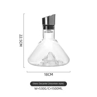 Mountain Crystal Wine Decanter