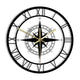 Nautical Compass Wall Clock