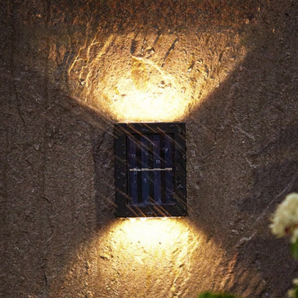 Wireless Solar Wall Lights, Pair