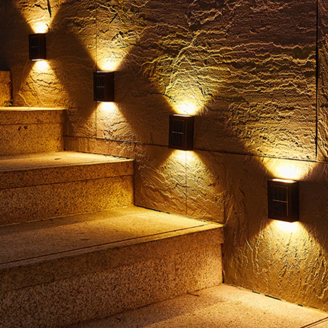 Wireless Solar Wall Lights, Pair