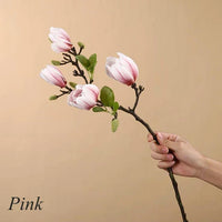 Artificial Magnolia Branches 68cm, Set of Four