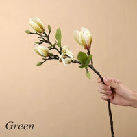 Artificial Magnolia Branches 68cm, Set of Four