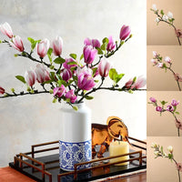 Artificial Magnolia Branches 68cm, Set of Four