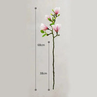Artificial Magnolia Branches 68cm, Set of Four