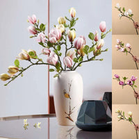 Artificial Magnolia Branches 68cm, Set of Four