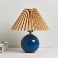 Pleated Shade Table Lamp 38cm