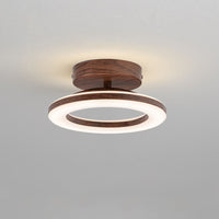 Wood-Effect Hallway Ceiling Light