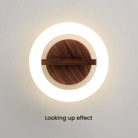 Wood-Effect Hallway Ceiling Light