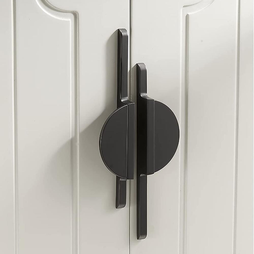 Half Moon Cabinet Handles, Pair