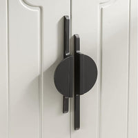 Half Moon Cabinet Handles, Pair