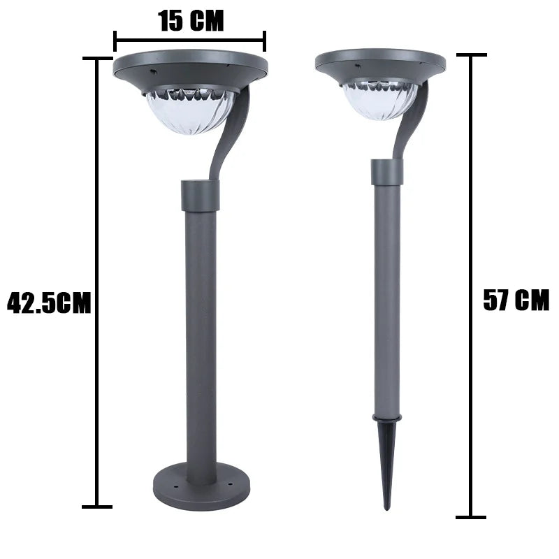 Solar Lawn Path Light 42cm