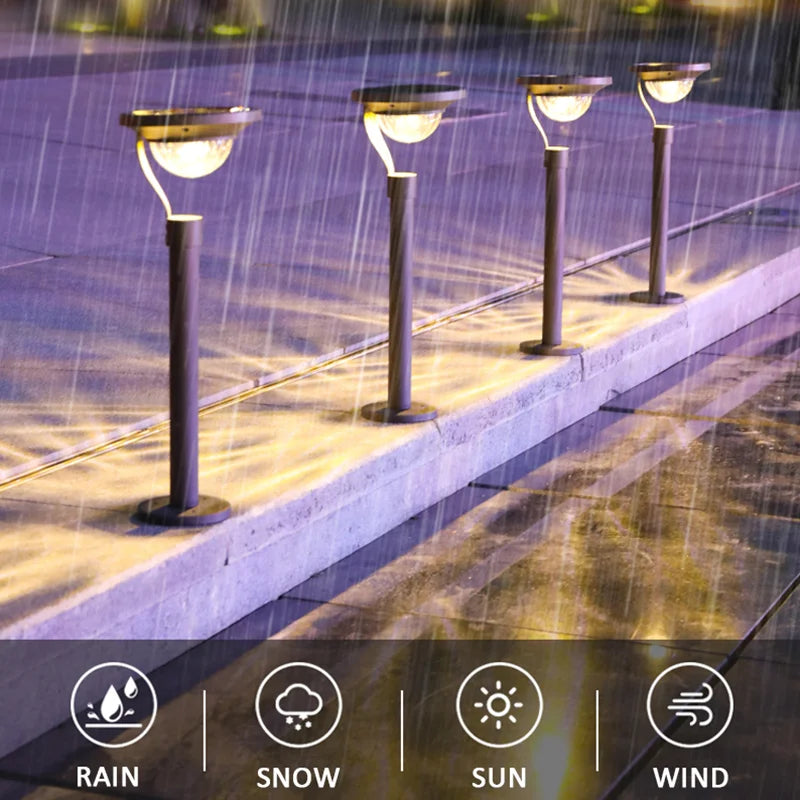 Solar Lawn Path Light 42cm