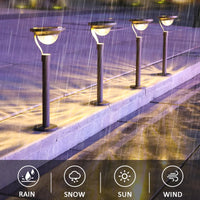 Solar Lawn Path Light 42cm