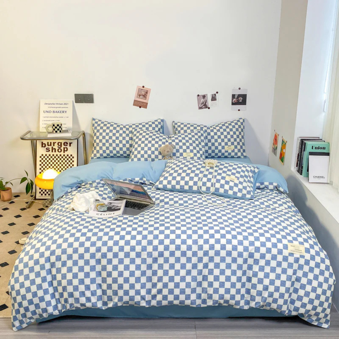 Check Pattern Duvet Set