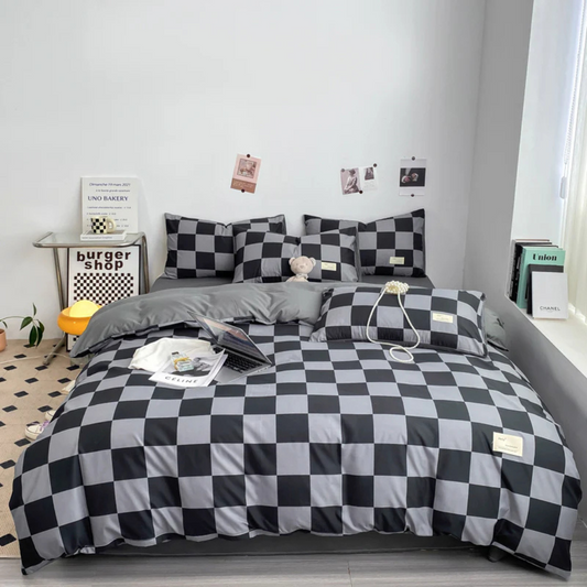 Check Pattern Duvet Set