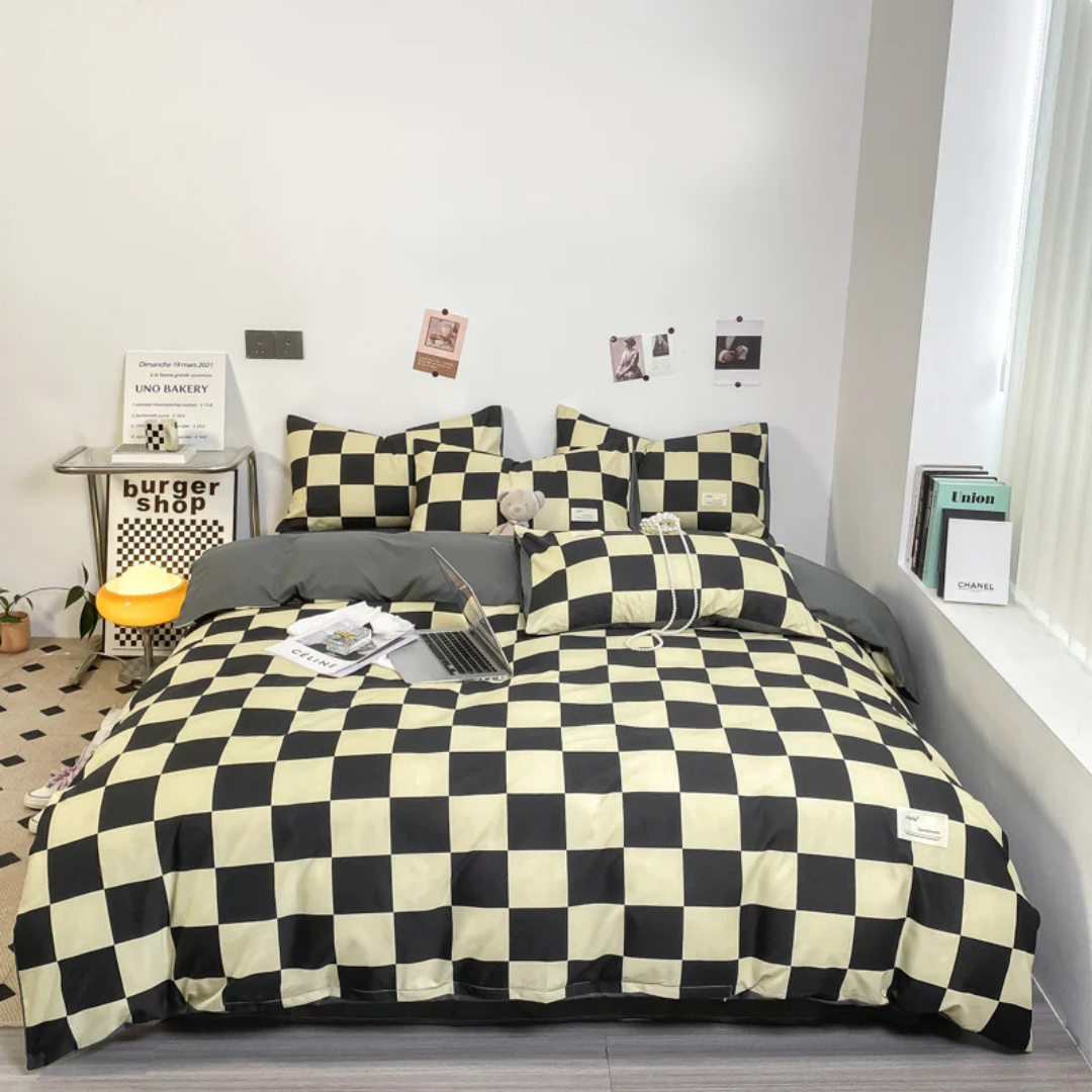 Check Pattern Duvet Set