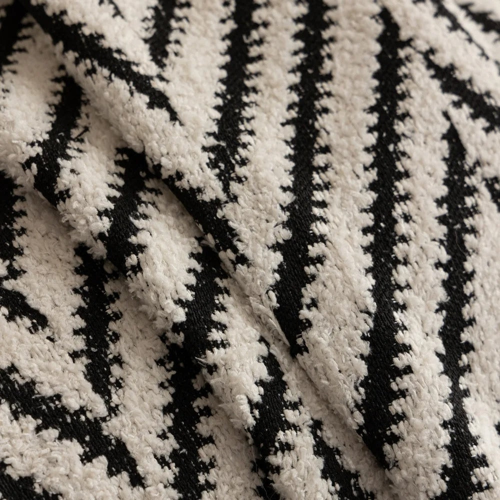 Marella Tasselled Chevron Sofa Cover