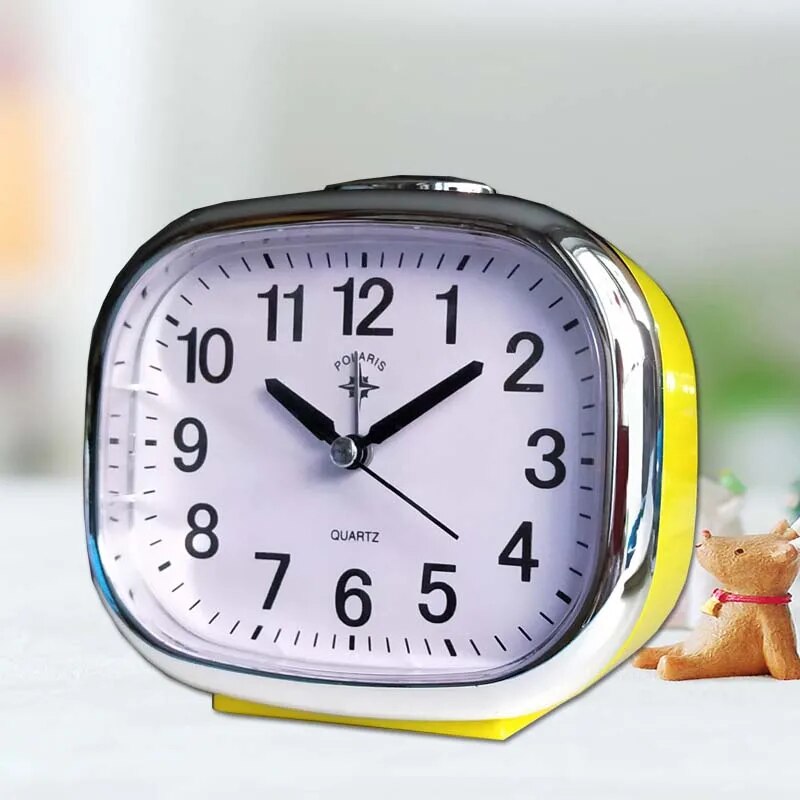 Silent Alarm Clock with Night Light