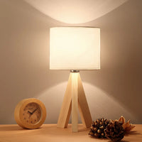 Solid Wood Table Lamp 36cm
