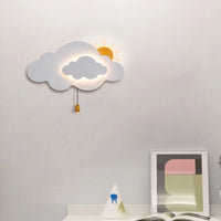Cloud and Star Children's Wall Light