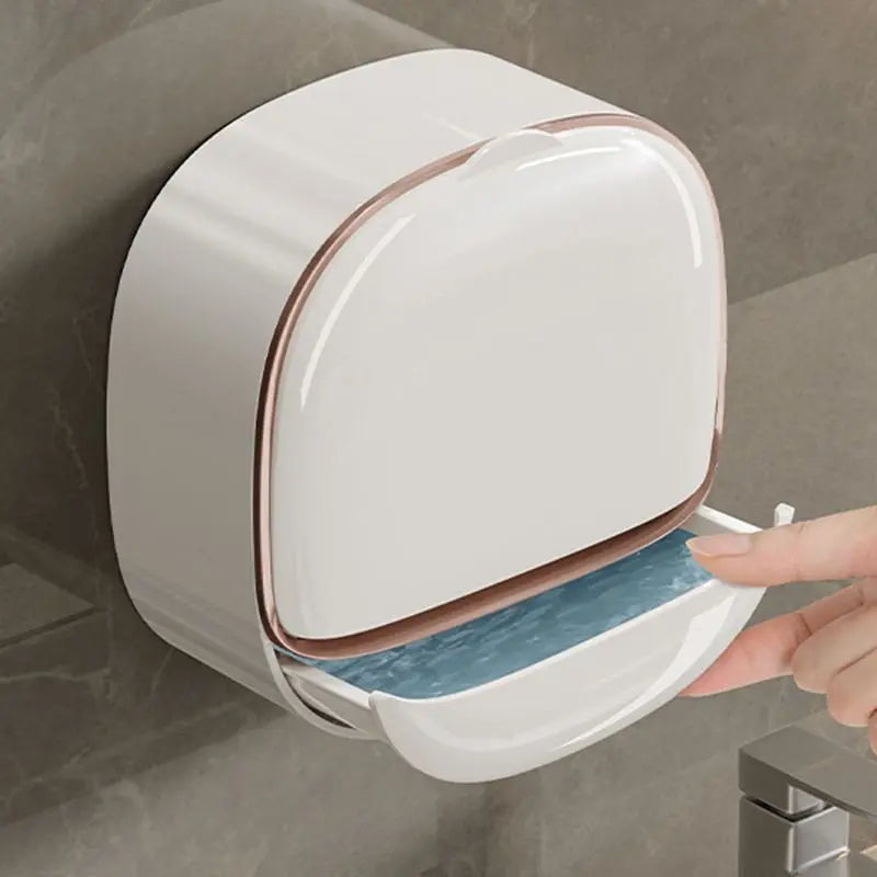 Self-Adhesive Soap Dish with Drip Tray