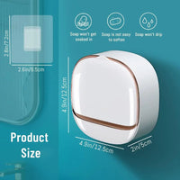 Self-Adhesive Soap Dish with Drip Tray
