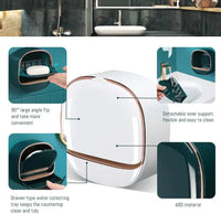 Self-Adhesive Soap Dish with Drip Tray